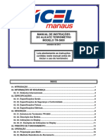 Manual de Instruções Do Alicate Terrômetro Modelo Tr-5800