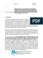 Terminos de Referencia para Seleccionar Instituciones Educativas v2 (P2 2022)