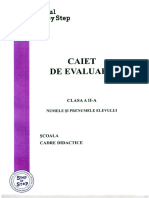 Caiet de Evaluare Step by Step Clasa A II-a