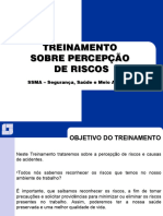 Treinamento GPS Precepção de Riscos