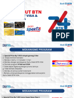 List Promo HUT BTN 74 Kartu Debit BTN Visa Dan Poin Spekta - Fix