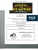 Bullets Over Broadway the Musical