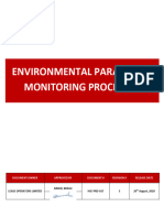 LOL-Environmental Parameters Monitoring Procedure 2023