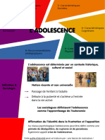 Présentation Du Public: L'adolescent