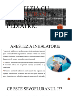 Anestezia Cu Sevofluran La Pacientul Pediatric