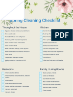 Spring Cleaning Checklist-WPS Office