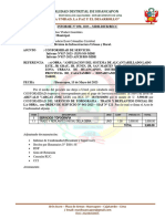 Informe N°050 - Becc - Conformidad de Servicios - Informe 27 - Obra Alcantarillado