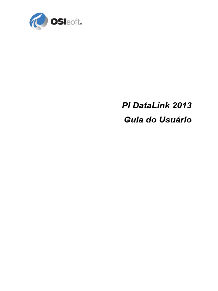 Pi Datalink 2013 Guia Do Usuario | PDF | Microsoft Excel | Rede mundial ...