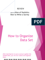 Q4W2 - How To Organize Data Set