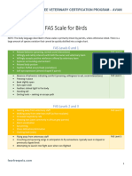 FAS Scale For Birds