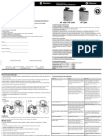 HF 2500 HF 1600 / HF 2100: Manual Usuario Ablandador de Agua Residencial Certificado de Garantia