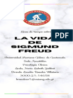Línea de Tiempo Sobre La Vida de Sigmund Freud (Fundamentos Teóricos de La Terapia Analítica) Ps. Clínica
