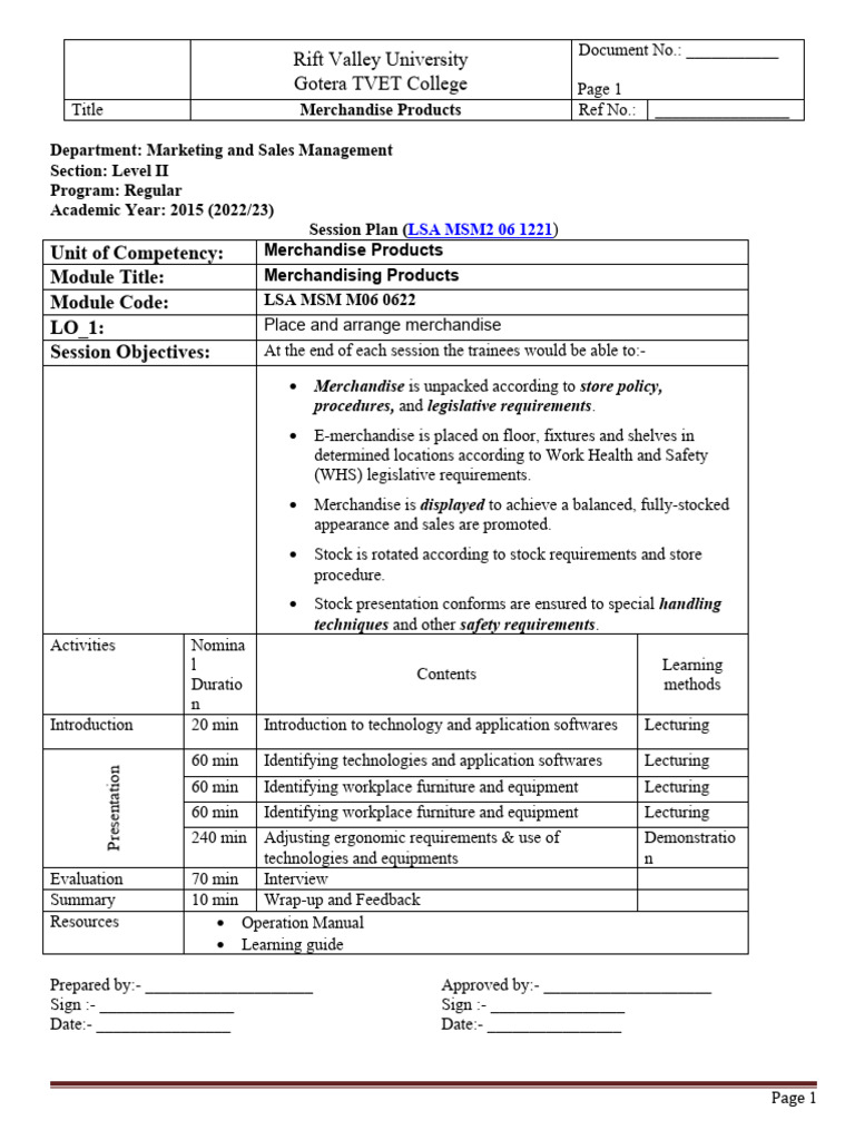Merchandise Products Training Guide | PDF | Computing