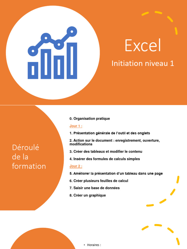 Formation Excel Initiation Niveau 1 | PDF | Microsoft Excel | Feuille ...
