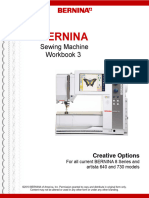 Bernina Workbook 3 Sewing Machine Instruction Manual