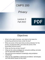 Lecture-3 Privacy
