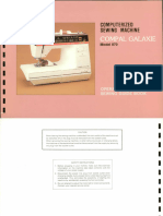 Brother Compal Galaxie 870 Sewing Machine Instruction Manual
