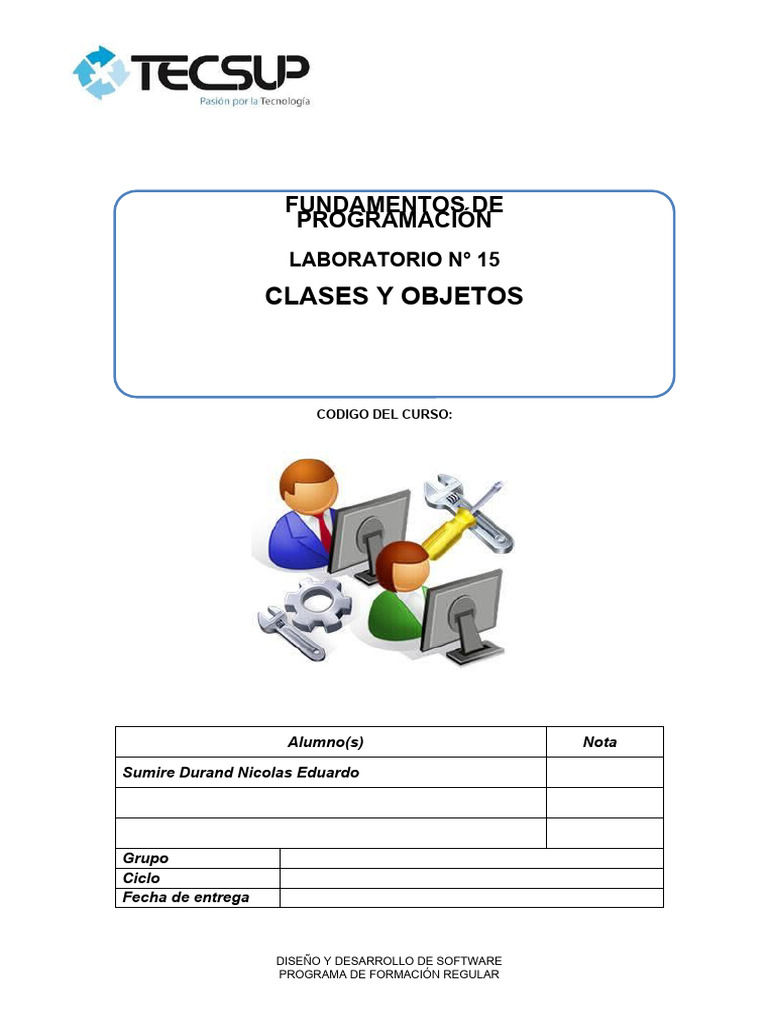Laboratorio de Clases y Objetos en Python | PDF | Objeto (informática ...