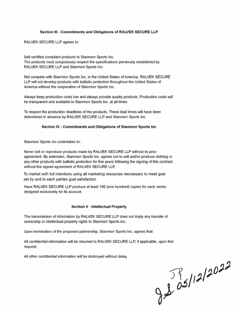 PG 2 of Signed Contract by Both | PDF
