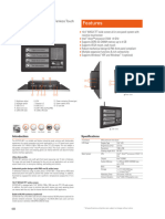 Features: 15.6" WXGA TFT Wide Screen Fanless Touch Panel Computer