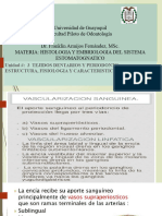 Clase 7 Histo Unid 3 (5261) Vascularizacion Periodonto Protecc.