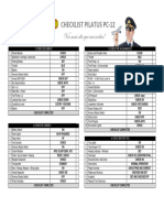 Checklist PC12 - Gold Virtual Airlines
