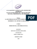 La Seguridad Social en El Derecho Laboral Moderno y El Mundo Globalizado