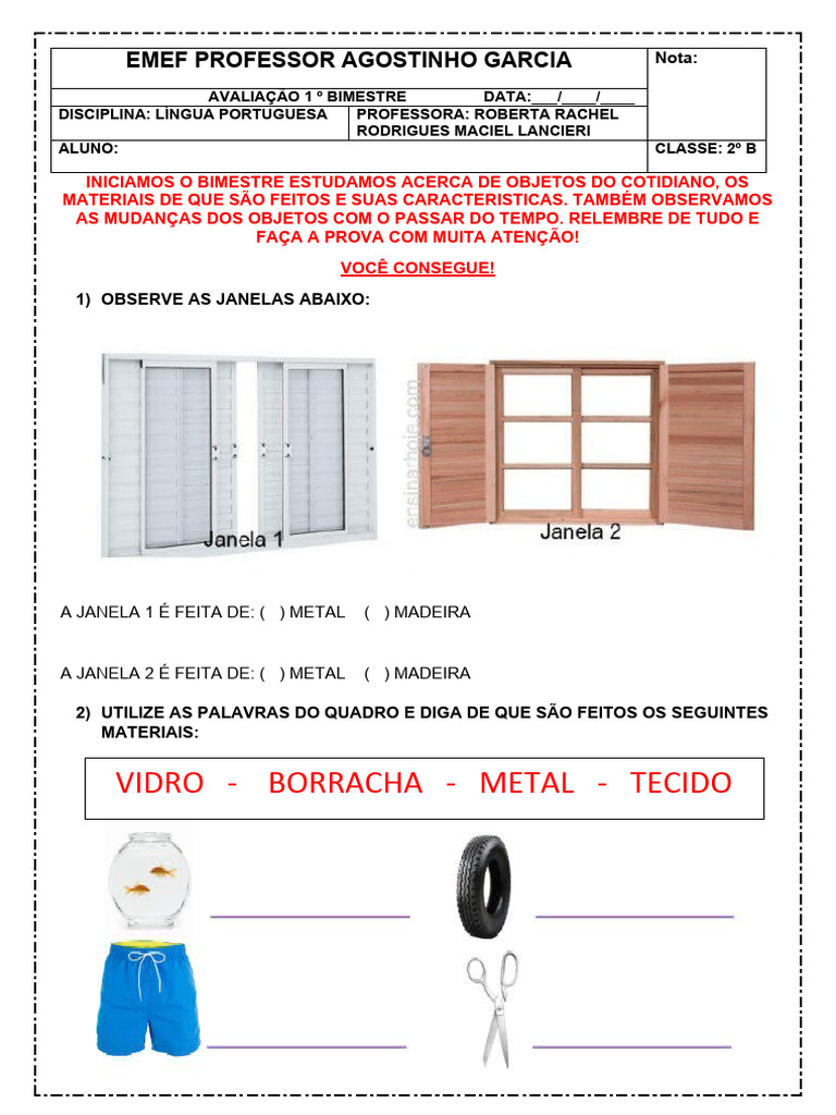 Ciencias 1 Bimestre 2 Ano B Pdf