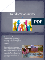 La Educación Activa