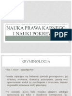 Nauka Prawa Karnego I Nauki Pokrewne - 0