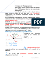 El Principio Del Trabajo Virtual: No Prismáticos