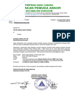 Surat Permohonan Melantik PAC GP Ansor Songgom 2023-2025