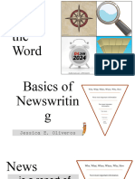 Basics of Newswriting