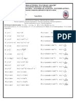 Tabla de Funciones Compuestas Aplicandola Regla de La Cadena