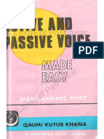 Active and Passive Voice Made Easy by Afzal Anwar Mufti