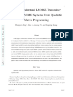 How To Understand LMMSE Transceiver Design For MIMO Systems From Quadratic Matrix Programming
