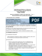 Guía de Actividades y Rubrica de Evaluación - Unidad 1 - Fase 1 - Reconocimiento de La Producción de Flores