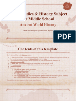 Social Studies History Subject For Middle School 6th Grade Ancient World History XL
