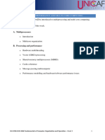 Week 5 - Processing Performance and MultiCore Computing