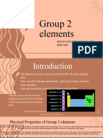 Group 2 Elements