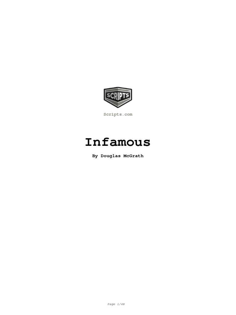 Infamous | PDF