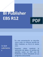 Presentacion BI Publisher