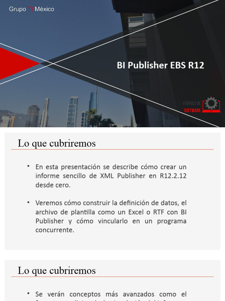 Crear Informes en BI Publisher EBS R12 | PDF | Xml | SQL