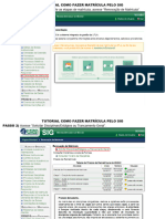 Como Fazer Matricula Por Meio Do Sig