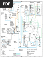 CASE IH AXIAL-FLOW 7120 - 8120 - 9120 Combines Hydraulic Schematic - 47462779