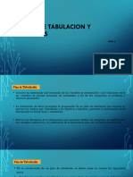 Tema 6 Plan de Tabulación y Análisis