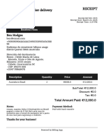 Fast Courier Deliveryreceipt 0155 2