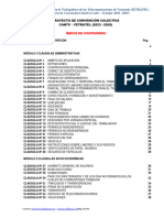 PROYECTO CC FETRATEL - CANTV 2023 - 2025 SIGUARAYA (Presentado para Discusión)