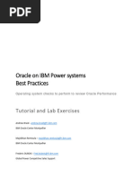 Oracle On IBM Power Systems Best Practices Hands-On Lab Final