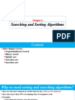 Chapter - 3 - Searching and Sorting Algorithms